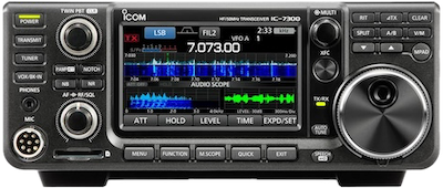 A picture of an Icom IC-7300 radio.