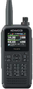 A picture of a Kenwood-TH-D75A radio.