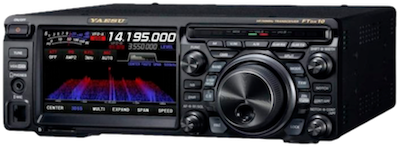 A picture of a Yaesu FTDX10 HF/50MHz transceiver.